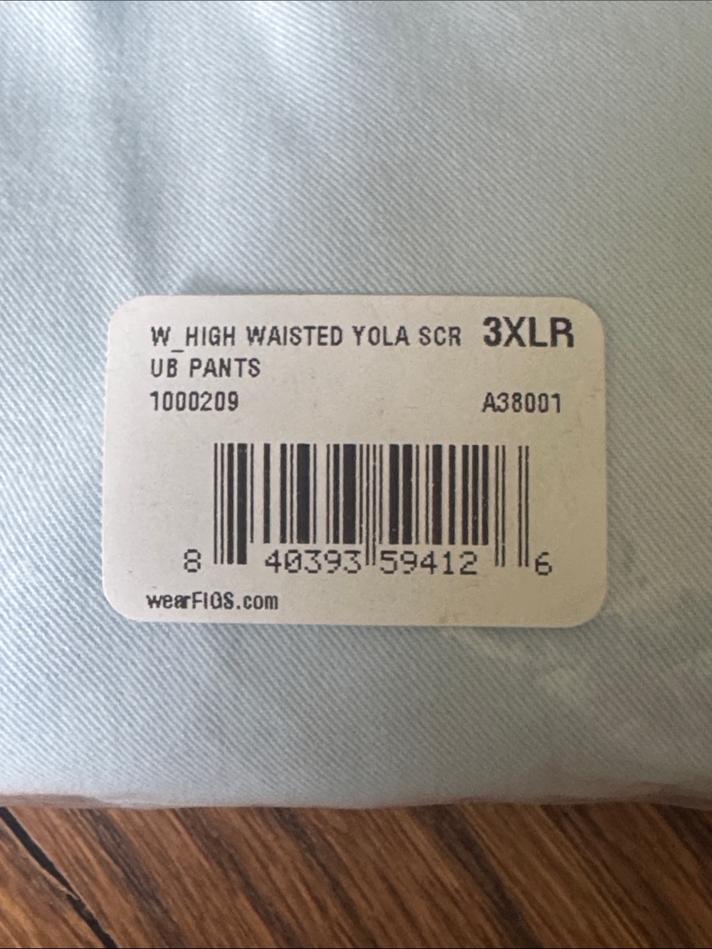 FIGS High Waisted YOLA scrub pants w Drawstring 3XLR - Picture 3 of 3